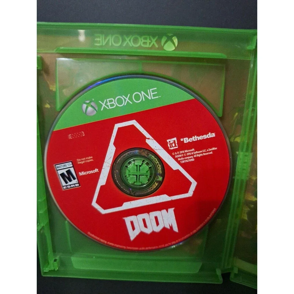 Xbox One Doom Video Game In Box No Scratches